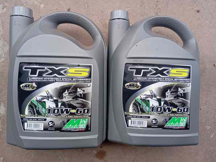 Huile compétition 10w60 Minerva Oil