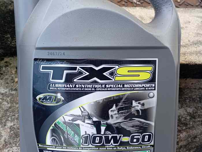 Huile compétition 10w60 Minerva Oil