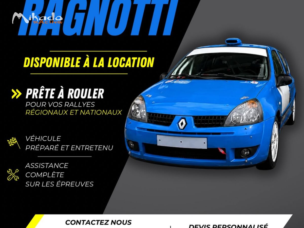 JLA rally loue Clio Ragnotti N3 – photo 1 sur 5