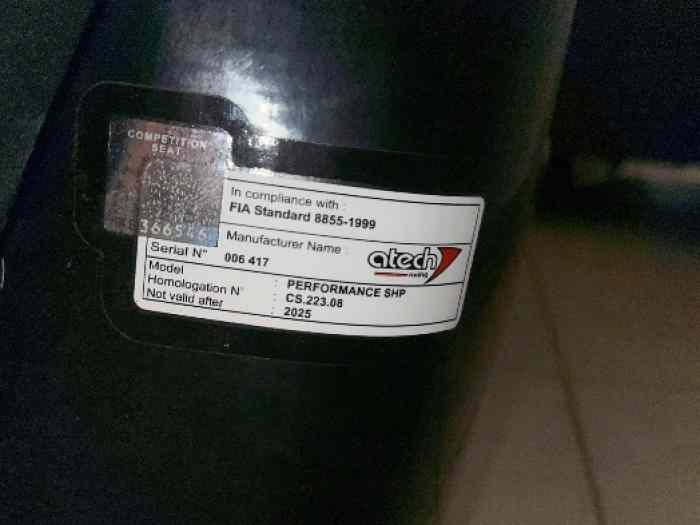 Baquet ATECH GT2i Pro 1