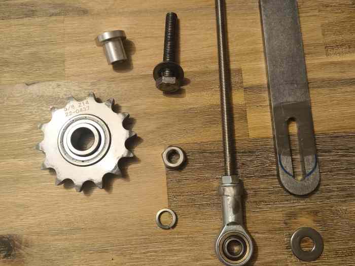 Tendeur de chaîne 530 pour proto ou formule, moteur moto 2