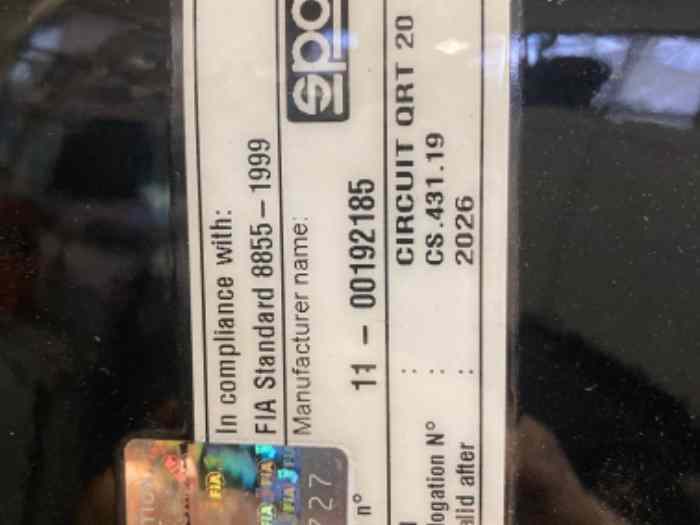 baquet sparco circuit QRT 20 fin 2026 1