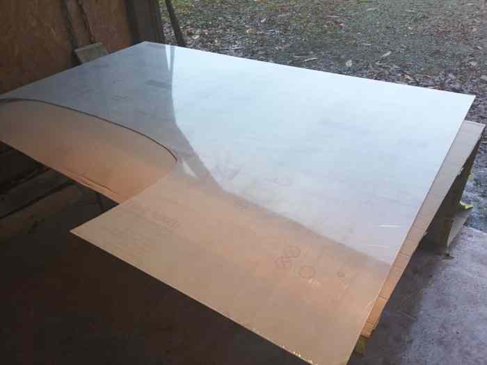 Plaque makrelon en 3mm