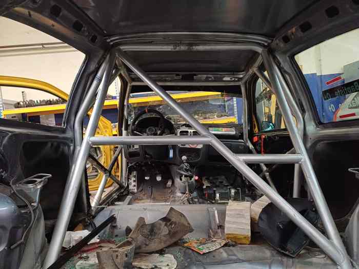 Clio 2 rs phase 1 accidentée arceau matter 1