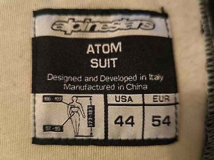 Combinaison Alpinestars Atom FIA 8856-2018 2