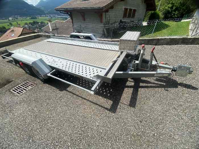Vends remorque amca Noval double essieux basculante 0