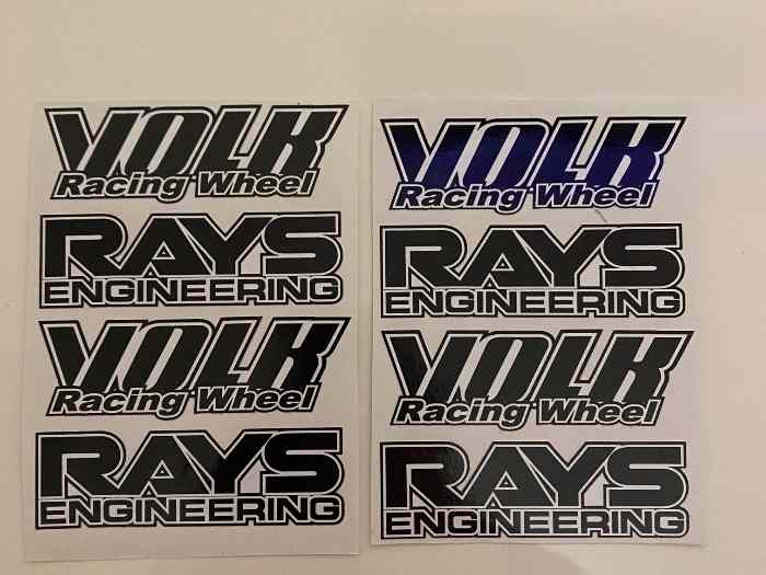 Stickers Volk Racing Rays