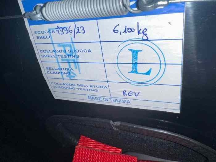 SIÈGE BAQUET SPARCO REV QRT 1