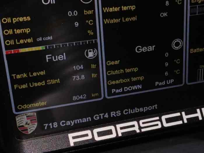 porsche 718 gt4 RS club sport 2