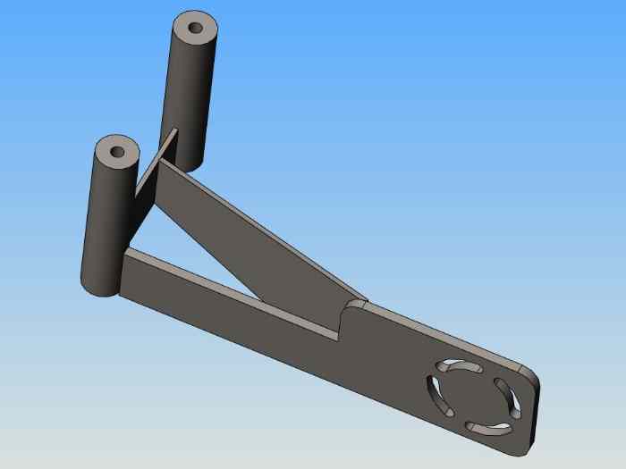 Support levier transconcept saxo 106