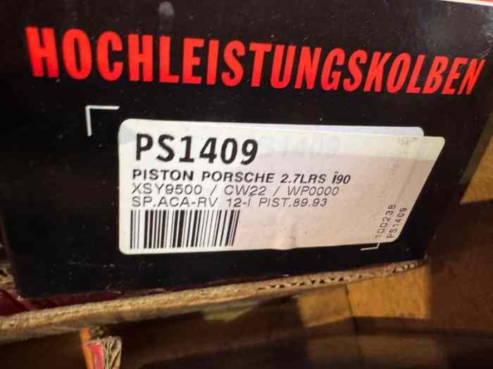 Pistons Wössner PS1409 pour Porsche® 2.7 RS 2