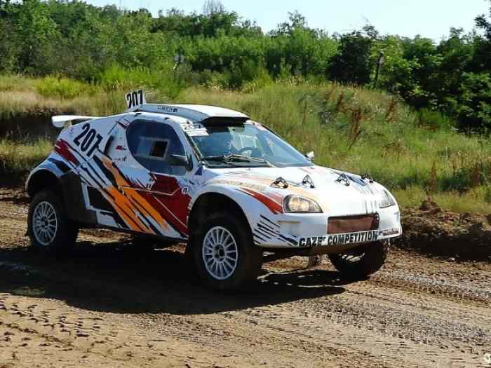 Buggy CAZE . Chassis sur roues 2