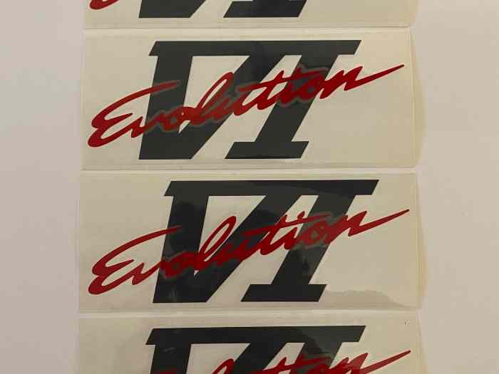 Stickers malle arrière Mitsubishi Lanc...