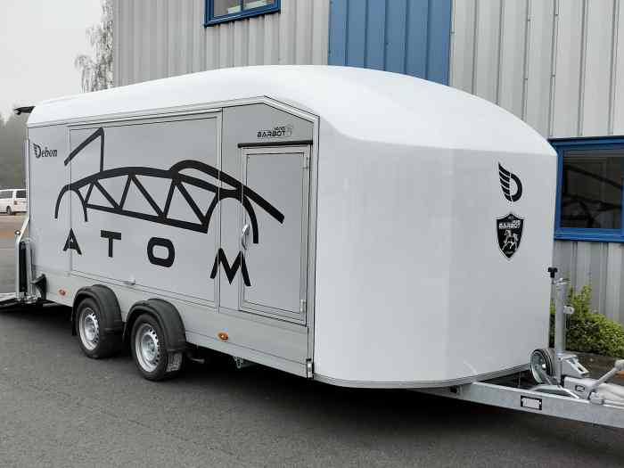 REMORQUE FOURGON PORTE-VOITURE SERIE LIMITEE RETROMOBILE 2