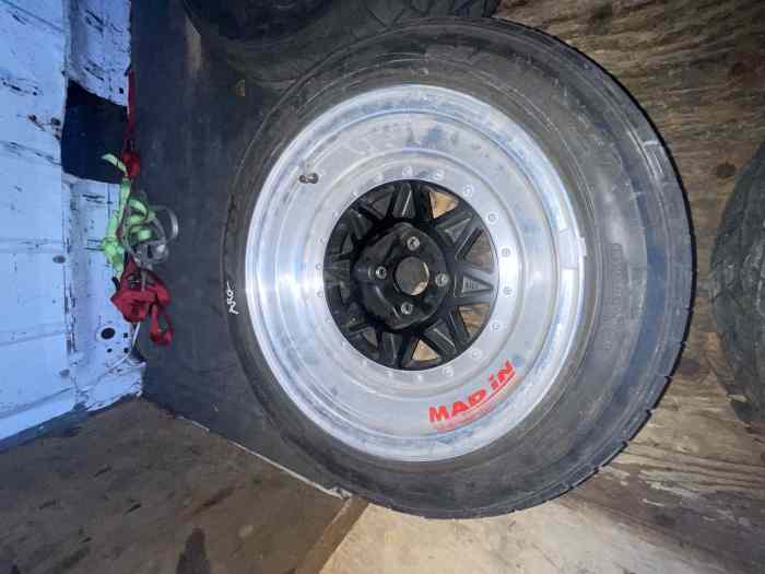 4 Jantes MADIN 7´´ type 15C 4x98 + pneus TOYO Proxes R1R 195/50/15 2