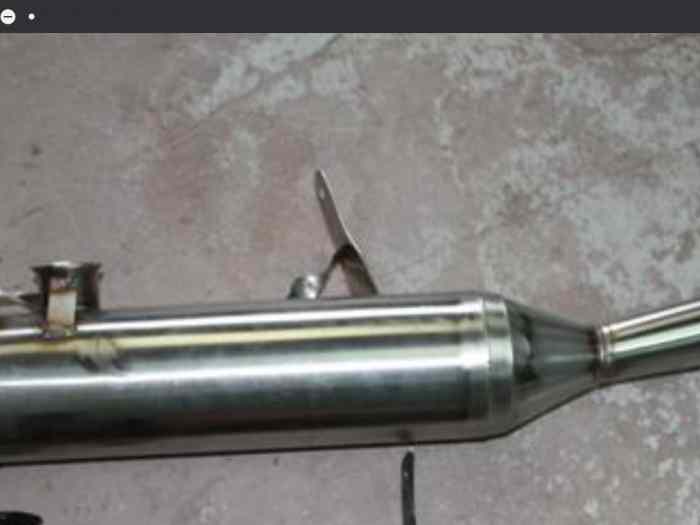 Silencieux Devil inox R8 Gordini A110