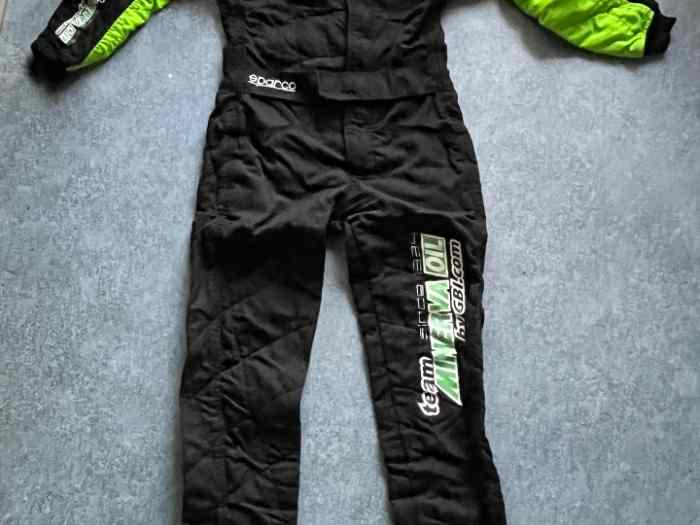 COMBINAISON SPARCO SPRINT RS2 NOIRE ET...