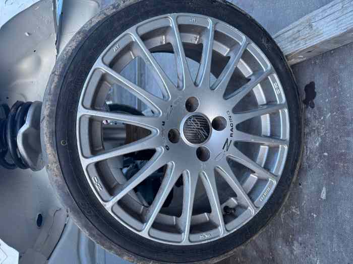 Jantes OZ Superturismo 4x108 et Toyo R888 GG 17 pouces neufs 3