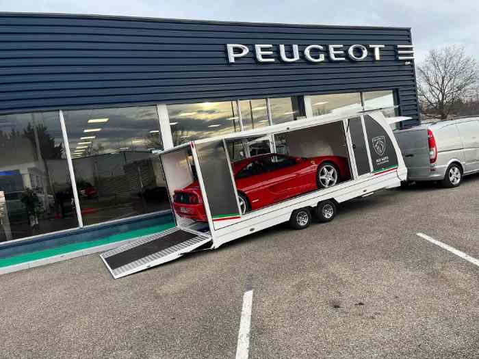 REMORQUE F35 TURATELLO PORTE VOITURE FERMEE TRANSPORT VEHICULE 2