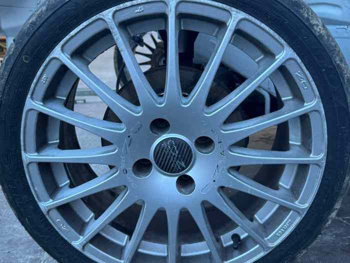 Jantes OZ Superturismo 4x108 et Toyo R888 GG 17 pouces neufs 4