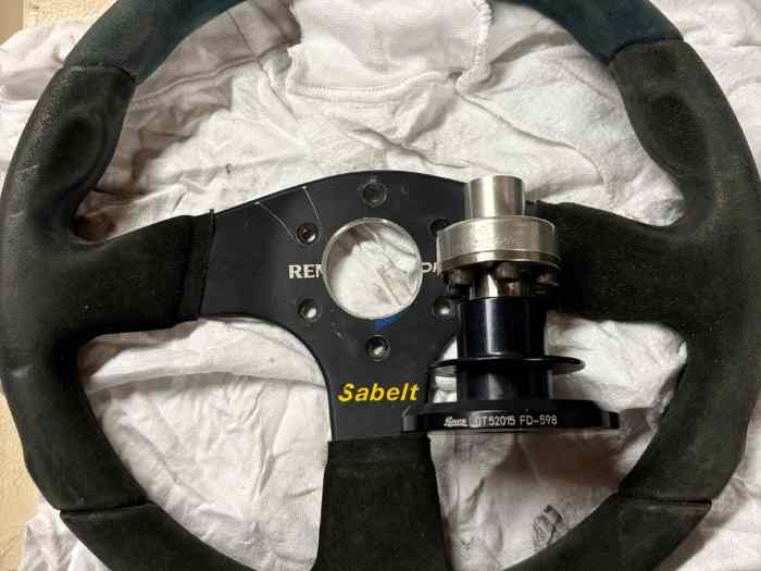 Moyeu escamotable sadev clio 3 cup + volant sabelt Renault sport