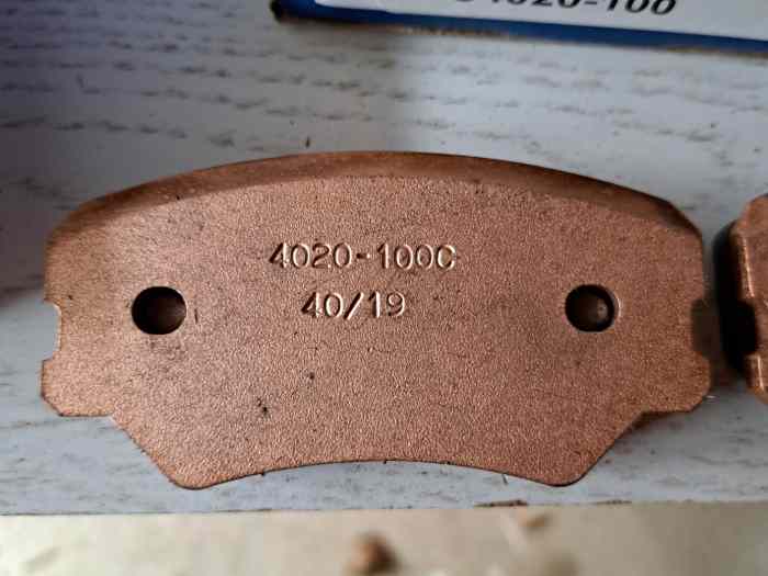 !!!! Plaquettes Avt CL RC6 4020 Neuves !!!! 1