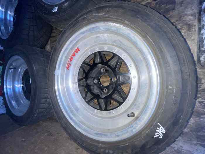 4 Jantes MADIN 7´´ type 15C 4x98 + pneus TOYO Proxes R1R 195/50/15 3