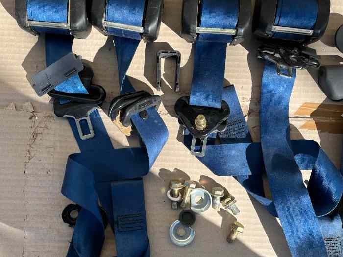 VENDUES Ensemble ceintures bleues Renault Clio Williams 2