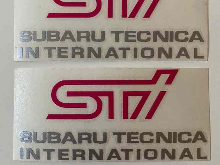 Stickers cache antibrouillard Subaru I...