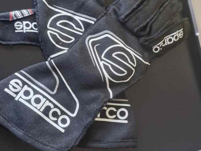 Gants SPARCO FIA Taille 8 noirs 3