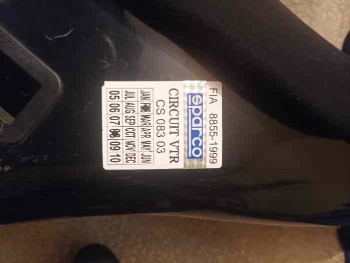 Baquet SPARCO CIRCUIT - plus homologés 5