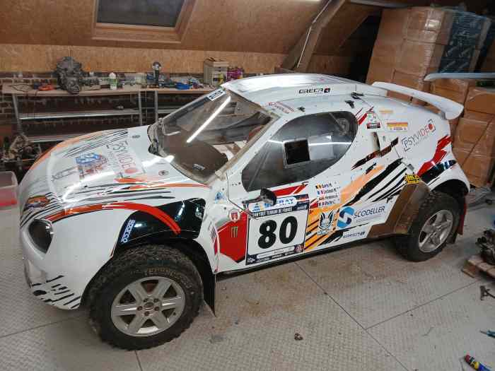 Buggy CAZE . Chassis sur roues