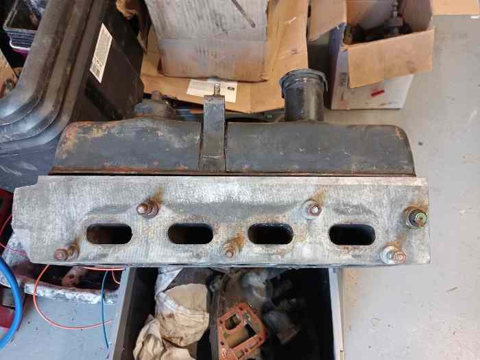 Culasse + pipes admission de renault 1600 injection ou carbu r 17 r 12 r 15 r 16 1