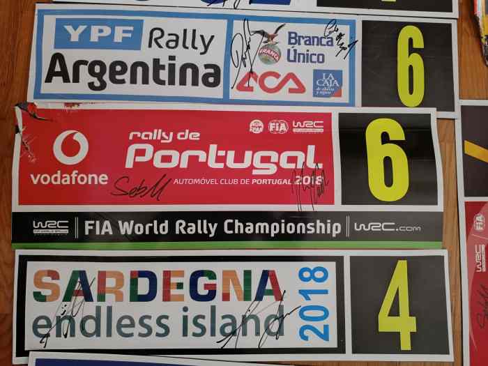 Plaques de rallye 2