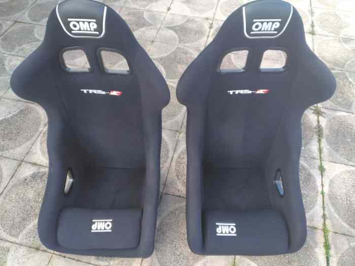 siège baquet OMP TRS-E + Harnais 6 Points 0