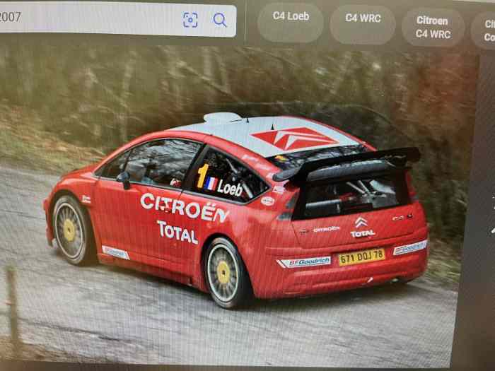 pare choc c4 wrc 3