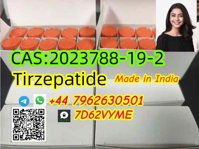 Tirzepatide CAS 2023788-19-2 Reliable Indian Supplier Tirzepatide 2