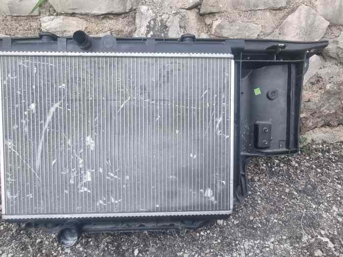 Bloc ventilateur avec radiateur peugeot 206 rc 1