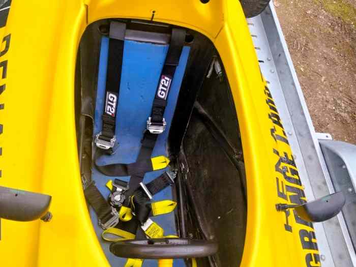 Monoplace Formule Renault Campus avec remorque plateau Lider 4