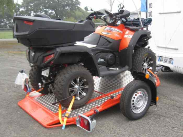 A LOUER REMORQUE MOTO 2 motos ou QUAD COCHET 2