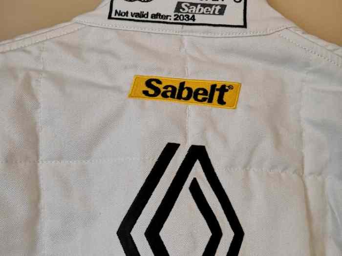 Combinaison pilote Sabelt FIA 8856-2018, Renault Clio Cup series , DC.116.21-O, modèle 2024, neuve, taille 48 2