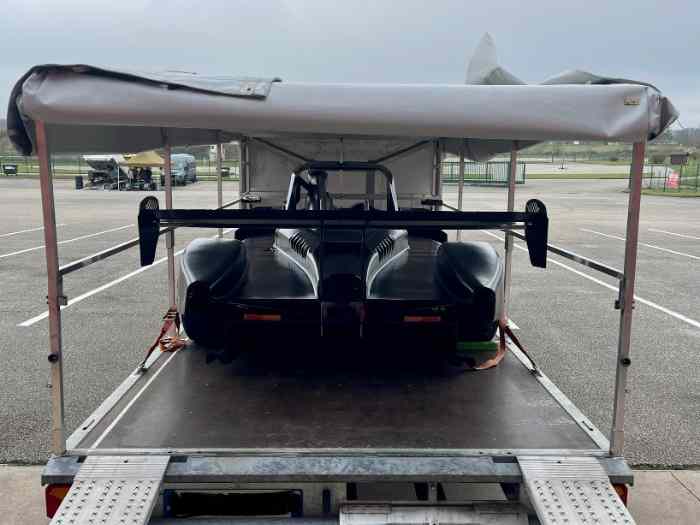 Remorque porte voiture fermée DELBERG 5
