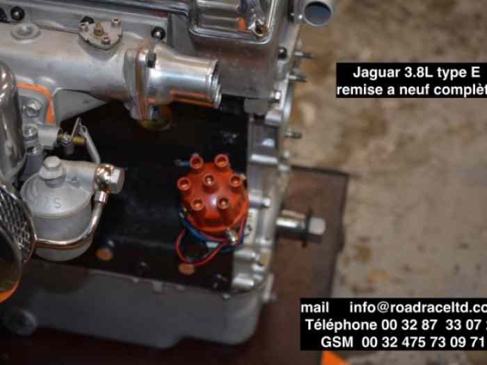MOTEUR Jaguar 3.8L type E remise a neuf complète 4