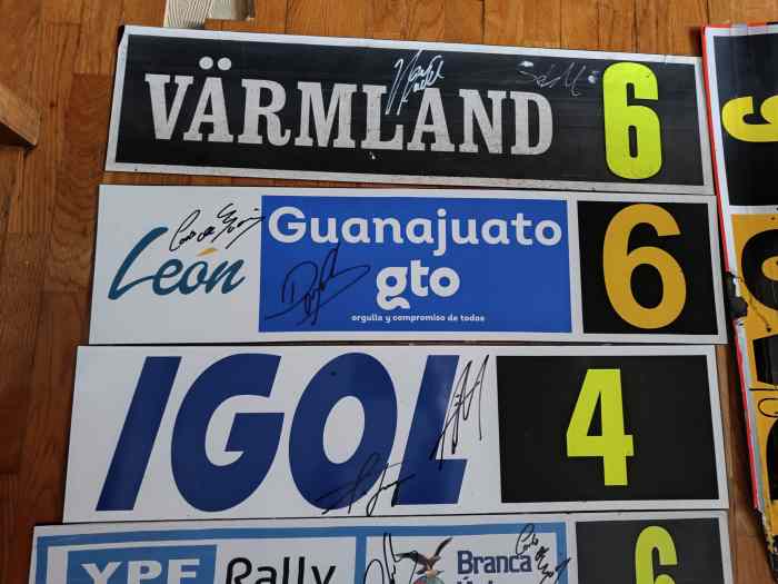 Plaques de rallye 1