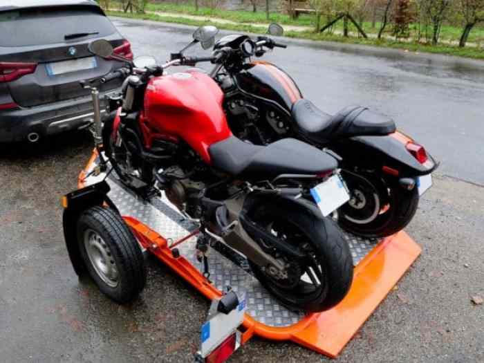 A LOUER REMORQUE MOTO 2 motos ou QUAD ...