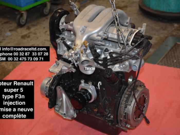 Moteur Renault super 5 type F3n inject...