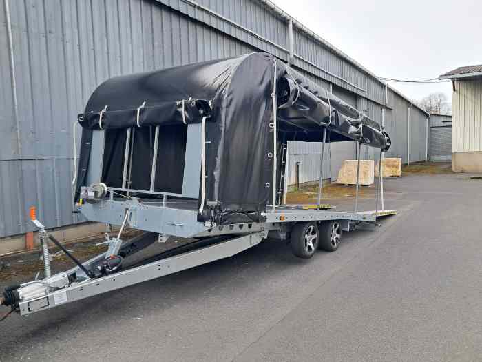***EN STOCK*** Remorque porte voiture bâchée qualité PRO, PRG TRAILERS PROLINE 4