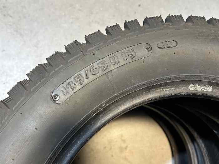185/65 R15 - x3 pneus cloutés occasion 2