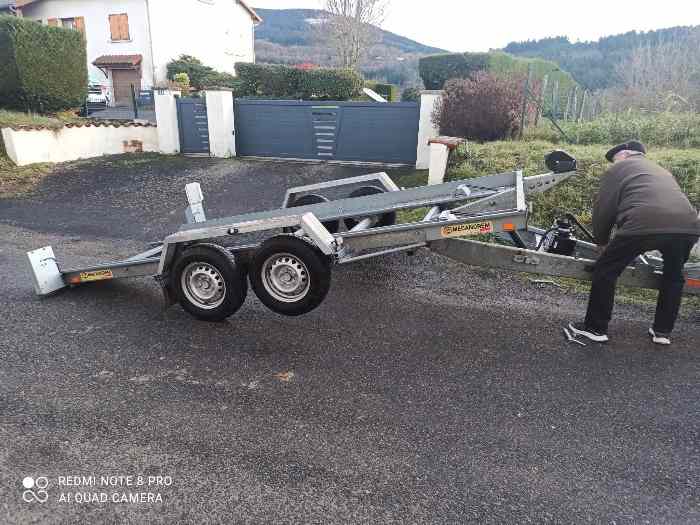 Remorque double essieux mecanorem 2