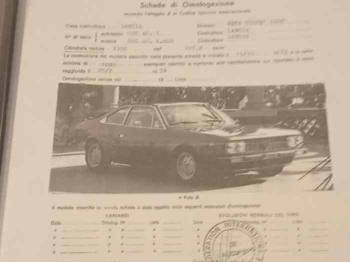 Pièces compétition Lancia Béta 4